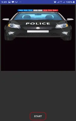 Police Sound Simulation android App screenshot 1