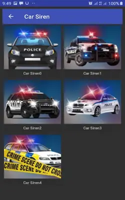 Police Sound Simulation android App screenshot 2