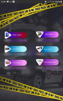 Police Sound Simulation android App screenshot 6